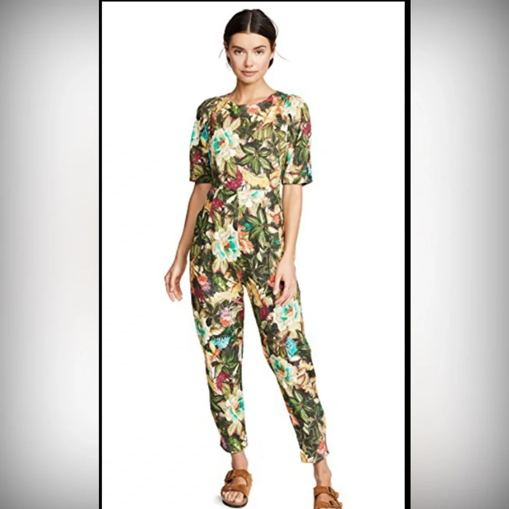 Farm Rio jumpsuit size XS Garden Dreams beautiful floral print